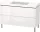 Duravit L-Cube c-bonded alsószekrény Vero Air kerámia mosdóval 120x48 cm, lakkozott fehér LC6939N8585