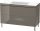 Duravit L-Cube c-bonded alsószekrény Vero Air kerámia mosdóval 120x48 cm, lakkozott szürke LC6939N8989