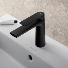   Duravit Tulum M mosdócsaptelep leeresztő nélkül, matt fekete TU1020002046