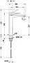 Duravit Tulum XL mosdócsaptelep leeresztő nélkül, matt fekete TU1040002046