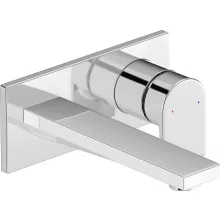  Duravit Tulum Rejtett fali mosdócsaptelep, króm TU1070004010