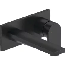   Duravit Tulum Rejtett fali mosdócsaptelep, matt fekete TU1070004046