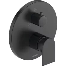   Duravit Tulum süllyesztett kádcsaptelep, matt fekete TU5210012046