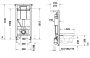 Duravit DuraSystem® Szerelőelem WC-hez, száraz beszereléshez Standard WD1011000000