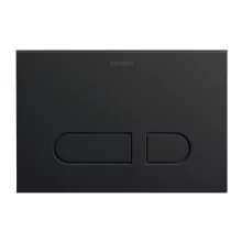   Duravit DuraSystem A1 nyomólap Dual Flush, matt fekete WD5001031000