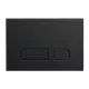 Duravit DuraSystem A1 nyomólap Dual Flush, matt fekete WD5001031000