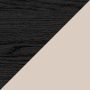 Duravit Zencha középmagas szekrény 81,9x40 cm, balos, fekete tölgy/matt taupe ZE1350L16830000