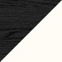 Duravit Zencha középmagas szekrény 81,9x40 cm, balos, fekete tölgy/matt fehér ZE1350L16840000