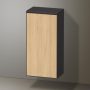 Duravit Zencha középmagas szekrény 81,9x40 cm, balos, natúr tölgy/matt grafit ZE1350L30800000