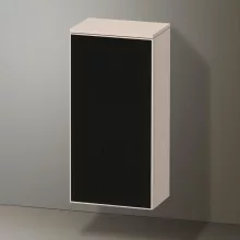   Duravit Zencha középmagas szekrény 81,9x40 cm, balos, texturált fekete/matt taupe ZE1350L63830000