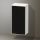 Duravit Zencha középmagas szekrény 81,9x40 cm, balos, texturált fekete/matt fehér ZE1350L63840000