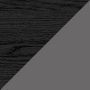 Duravit Zencha középmagas szekrény 81,9x40 cm, jobbos, fekete tölgy/matt grafit ZE1350R16800000
