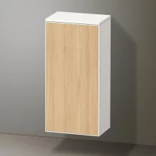   Duravit Zencha középmagas szekrény 81,9x40 cm, jobbos, natúr tölgy/matt fehér ZE1350R30840000
