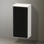 Duravit Zencha középmagas szekrény 81,9x40 cm, jobbos, texturált fekete/matt fehér ZE1350R63840000