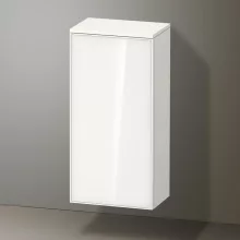   Duravit Zencha középmagas szekrény 81,9x40 cm, jobbos, fehér üveg/matt fehér ZE1350R64840000