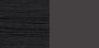 Duravit Zencha magas szekrény 176x40 cm, balos, fekete tölgy/matt grafit ZE1352L16800000