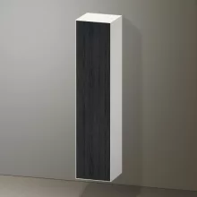   Duravit Zencha magas szekrény 176x40 cm, balos, fekete tölgy/matt fehér ZE1352L16840000