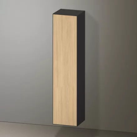 Duravit Zencha magas szekrény 176x40 cm, balos, natur tölgy/matt grafit ZE1352L30800000