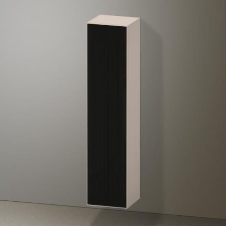 Duravit Zencha magas szekrény 176x40 cm, balos, struktúrált fekete /matt taupe ZE1352L63830000