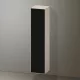 Duravit Zencha magas szekrény 176x40 cm, balos, struktúrált fekete /matt taupe ZE1352L63830000