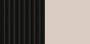 Duravit Zencha magas szekrény 176x40 cm, balos, struktúrált fekete /matt taupe ZE1352L63830000