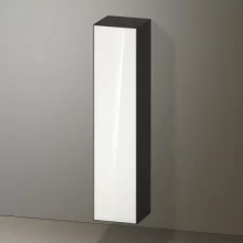  Duravit Zencha magas szekrény 176x40 cm, balos, fehér üveg/matt grafit ZE1352L64800000