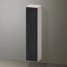   Duravit Zencha magas szekrény 176x40 cm, jobbos, fekete tölgy/matt taupe ZE1352R16830000