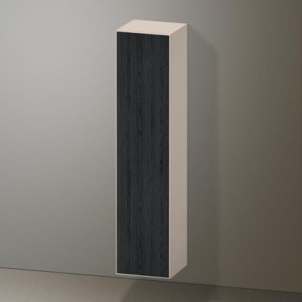 Duravit Zencha magas szekrény 176x40 cm, jobbos, fekete tölgy/matt taupe ZE1352R16830000