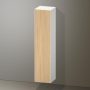 Duravit Zencha magas szekrény 176x40 cm, jobbos, natur tölgy/matt fehér ZE1352R30840000