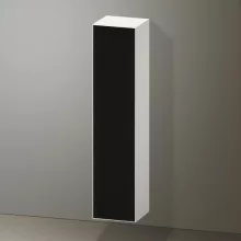   Duravit Zencha magas szekrény 176x40 cm, jobbos, struktúrált fekete/matt fehér ZE1352R63840000