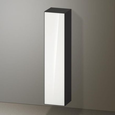 Duravit Zencha magas szekrény 176x40 cm, jobbos, fehér üveg/matt grafit ZE1352R64800000