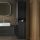 Duravit Zencha magas szekrény 176x40 cm, balos, fekete tölgy/matt grafit ZE1353L16800000