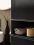 Duravit Zencha magas szekrény 176x40 cm, balos, fekete tölgy/matt grafit ZE1353L16800000