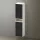 Duravit Zencha magas szekrény 176x40 cm, balos, fekete tölgy/matt fehér ZE1353L16840000