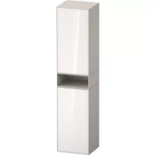   Duravit Zencha magas szekrény 176x40 cm, balos, fehér üveg/matt taupe ZE1353L64830000