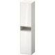 Duravit Zencha magas szekrény 176x40 cm, balos, fehér üveg/matt fehér ZE1353L64840000