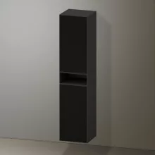   Duravit Zencha magas szekrény 176x40 cm, jobbos, struktúrált fekete/matt grafit ZE1353R63800000
