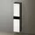 Duravit Zencha magas szekrény 176x40 cm, jobbos, fehér üveg/matt grafit ZE1353R64800000
