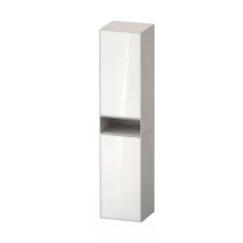   Duravit Zencha magas szekrény 176x40 cm, jobbos, fehér üveg/matt taupe ZE1353R64830000