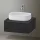 Duravit Zencha alsószekrény 65x55 cm 1 fiókkal, fiókrendező nélkül, fekete tölgy/matt grafit ZE4810016800000