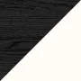 Duravit Zencha alsószekrény 65x55 cm 1 fiókkal, fiókrendező nélkül, fekete tölgy/matt fehér ZE4810016840000