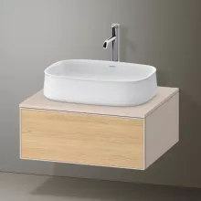   Duravit Zencha alsószekrény 65x55 cm 1 fiókkal, fiókrendező nélkül, natúr tölgy/matt taupe ZE4810030830000