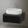 Duravit Zencha alsószekrény 65x55 cm 1 fiókkal, strukturált fekete/matt grafit ZE4810063800000