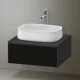 Duravit Zencha alsószekrény 65x55 cm 1 fiókkal, strukturált fekete/matt grafit ZE4810063800000