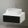 Duravit Zencha alsószekrény 65x55, fiókrendező nélkül, strukturált fekete/matt fehér ZE4810063840000