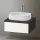 Duravit Zencha alsószekrény 65x55, fiókrendező nélkül, fehér üveg/matt grafit ZE4810064800000