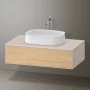 Duravit Zencha fiókos alsószekrény 100, fiókrendező nélkül, natúr tölgy/matt taupe ZE4811030830000