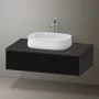 Duravit Zencha fiókos alsószekrény 100, fiókrendező nélkül, texturált fekete/matt grafit ZE4811063800000
