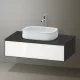 Duravit Zencha fiókos alsószekrény 100, fiókrendező nélkül, fehér üveg/matt grafit ZE4811064800000
