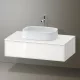 Duravit Zencha fiókos alsószekrény 100, fiókrendező nélkül, fehér üveg/matt fehér ZE4811064840000